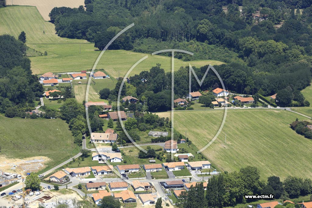 Photo arienne de Saint-Martin-de-Seignanx