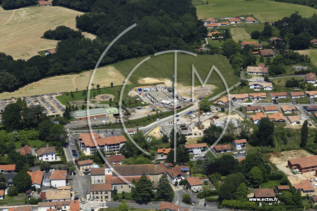 Photo arienne de Saint-Martin-de-Seignanx