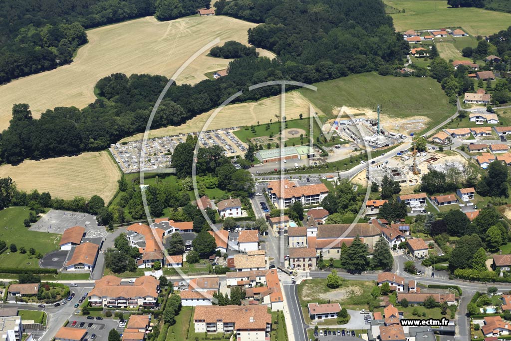 Photo arienne de Saint-Martin-de-Seignanx