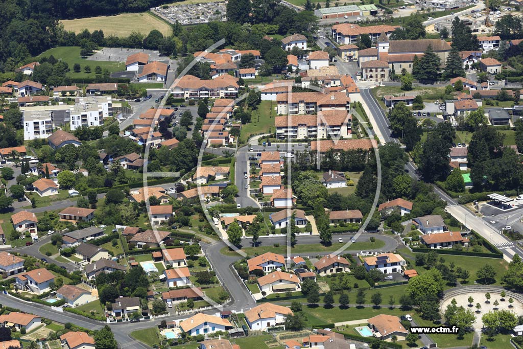 Photo arienne de Saint-Martin-de-Seignanx