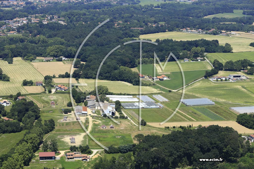 Photo arienne de Saint-Martin-de-Seignanx (Barrehouns)