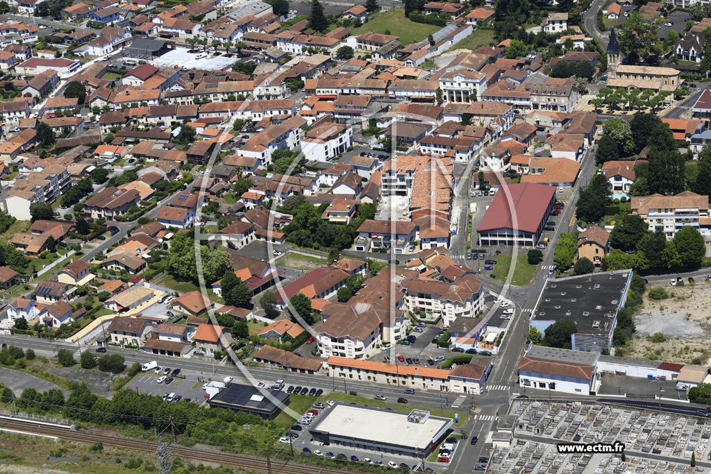 Photo arienne de Saint-Vincent-de-Tyrosse