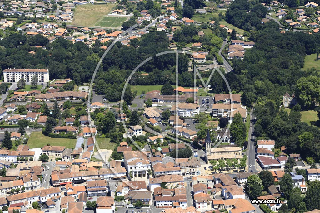 Photo arienne de Saint-Vincent-de-Tyrosse