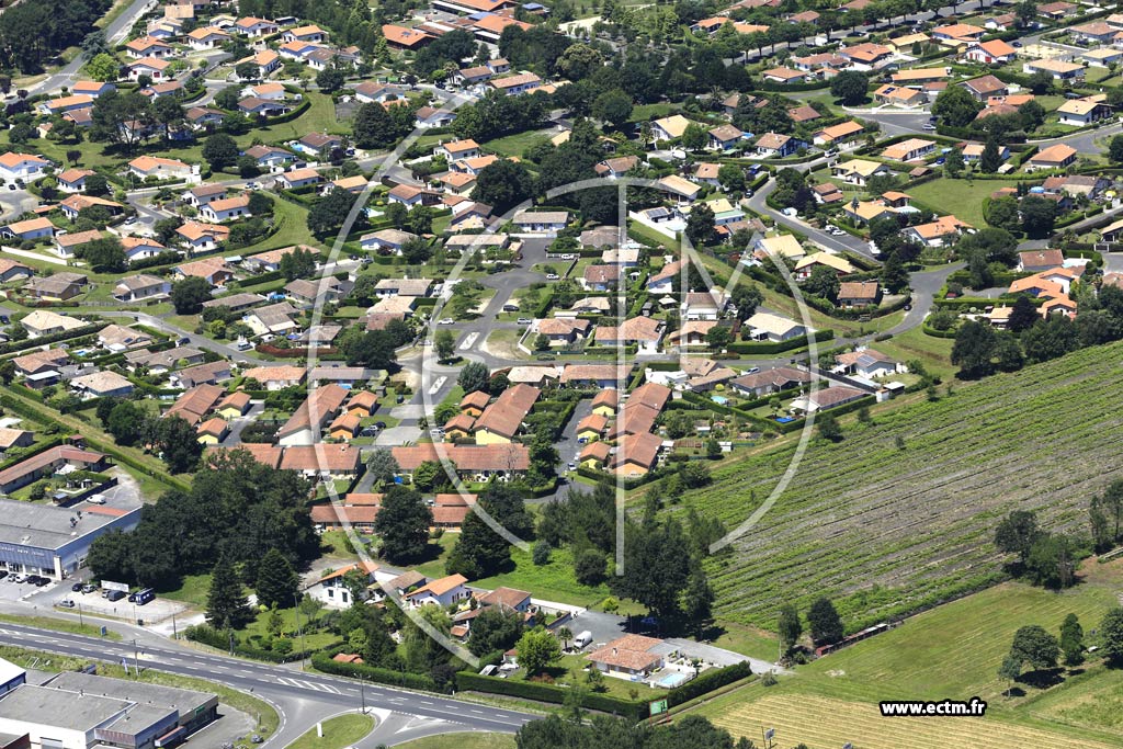 Photo arienne de Saint-Vincent-de-Tyrosse (Burry)