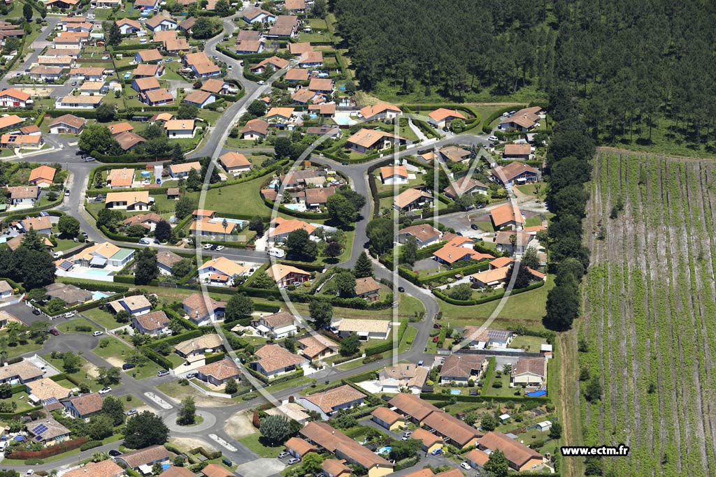 Photo arienne de Saint-Vincent-de-Tyrosse (Burry)