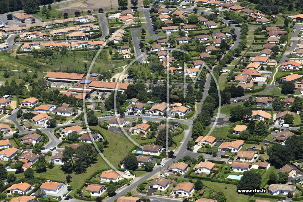 Photo arienne de Saint-Vincent-de-Tyrosse (Burry)