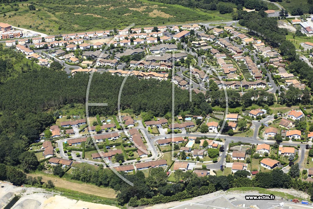 Photo arienne de Saint-Vincent-de-Tyrosse (Burry)