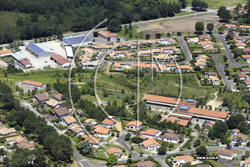 Photo arienne de Saint-Vincent-de-Tyrosse (Burry)