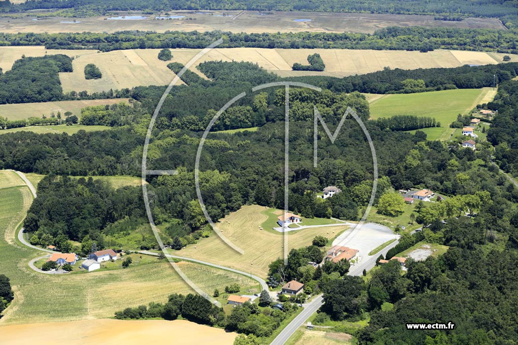 Photo arienne de Sainte-Marie-de-Gosse