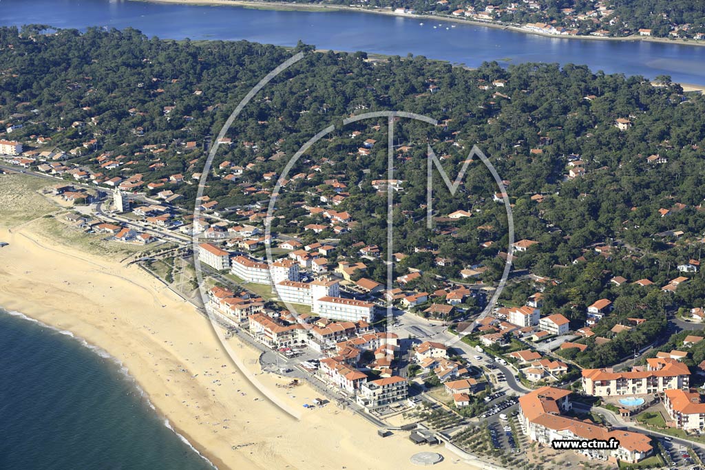 Photo arienne de Soorts-Hossegor