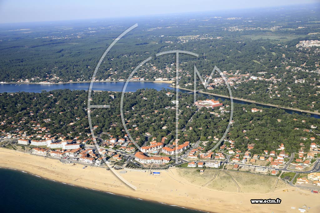 Photo arienne de Soorts-Hossegor