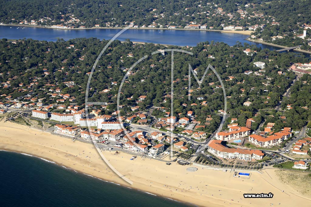 Photo arienne de Soorts-Hossegor