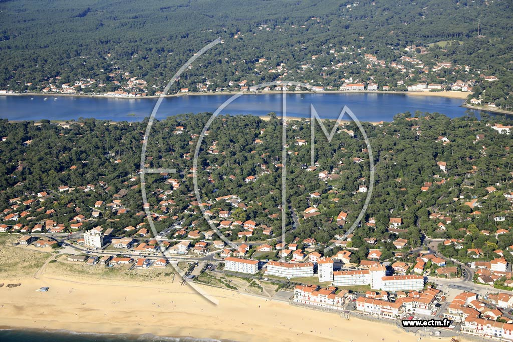 Photo arienne de Soorts-Hossegor
