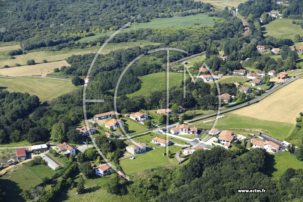 Photo arienne de Villefranque (Quartier Bas)
