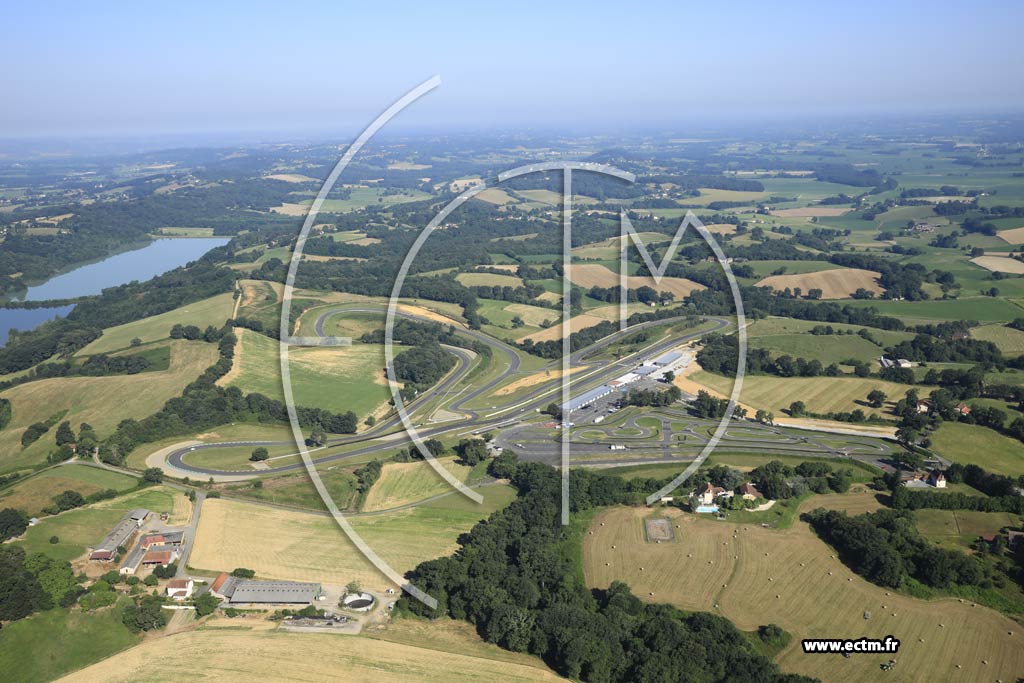 Photo arienne de Arnos (Circuit Automobile Pau-Arnos)