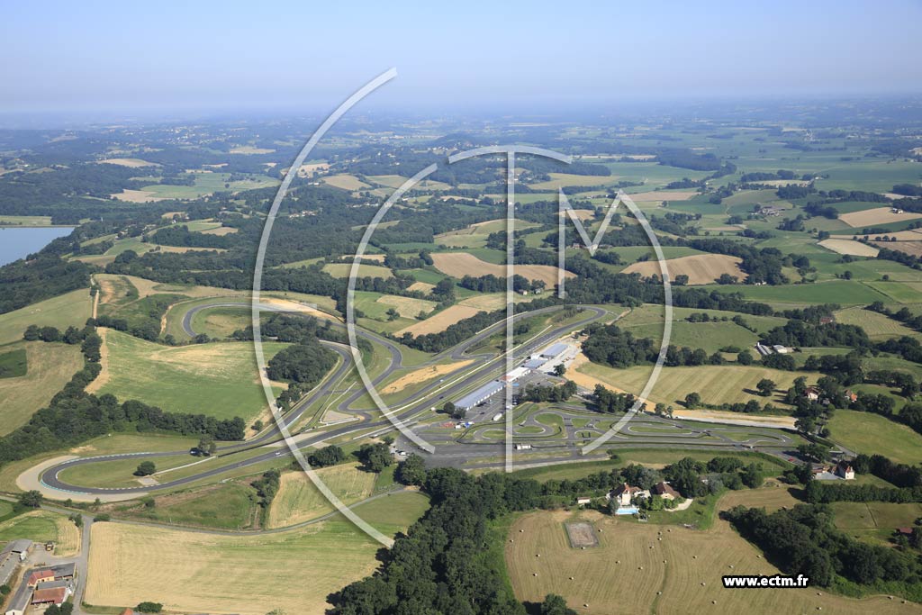 Photo arienne de Arnos (Circuit Automobile Pau-Arnos)