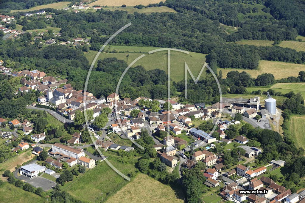 Photo arienne de Arthez-de-Barn