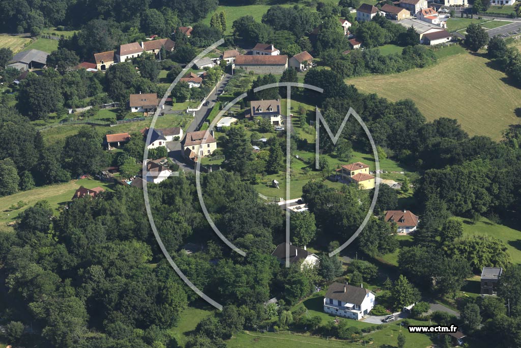 Photo arienne de Castillon (Canton d'Arthez-de-Barn)