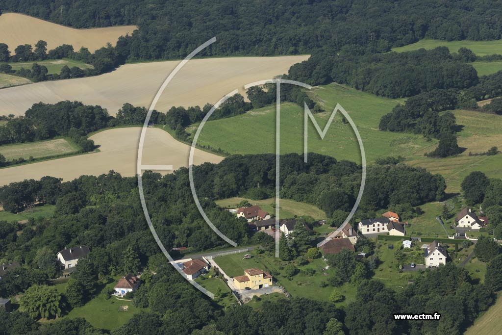 Photo arienne de Castillon (Canton d'Arthez-de-Barn)