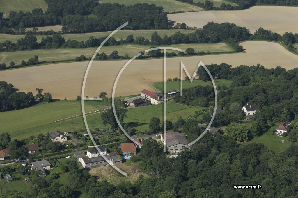 Photo arienne de Castillon (Canton d'Arthez-de-Barn)