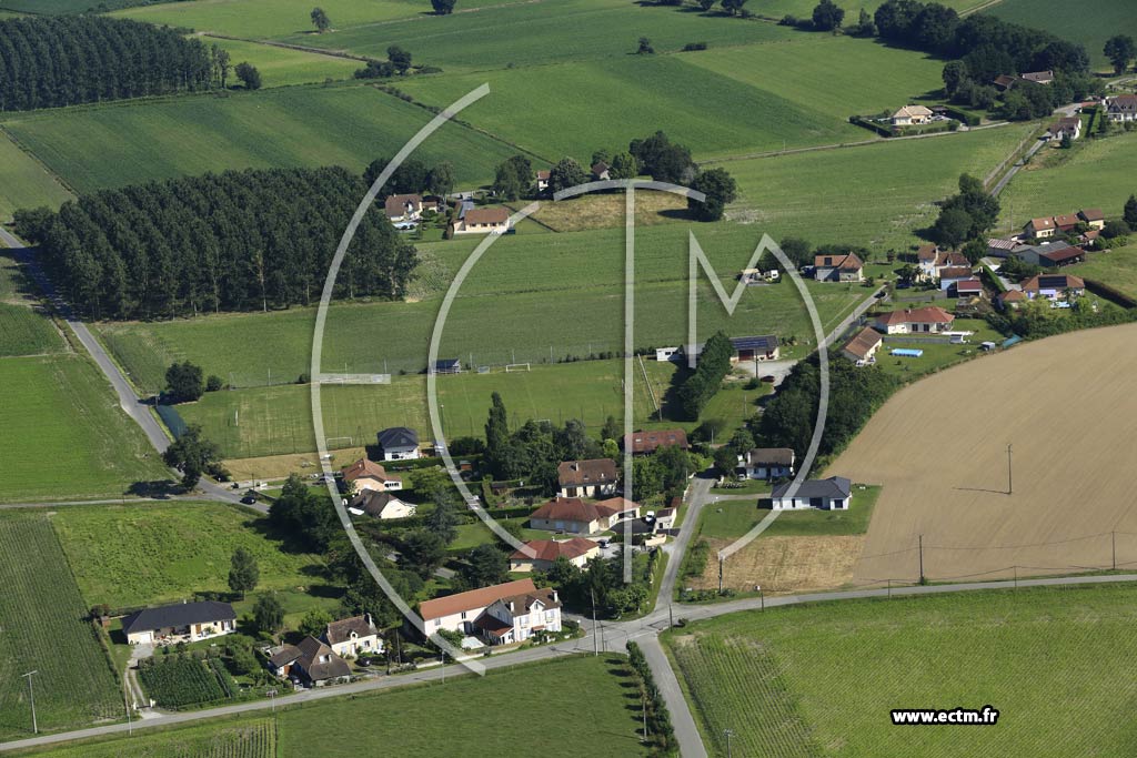 Photo arienne de Ges-d'Arzacq