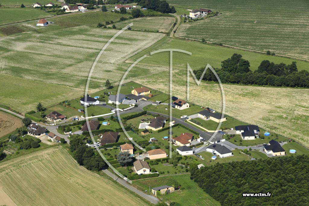 Photo arienne de Ges-d'Arzacq