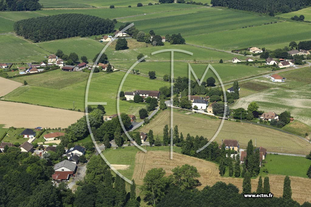 Photo arienne de Ges-d'Arzacq