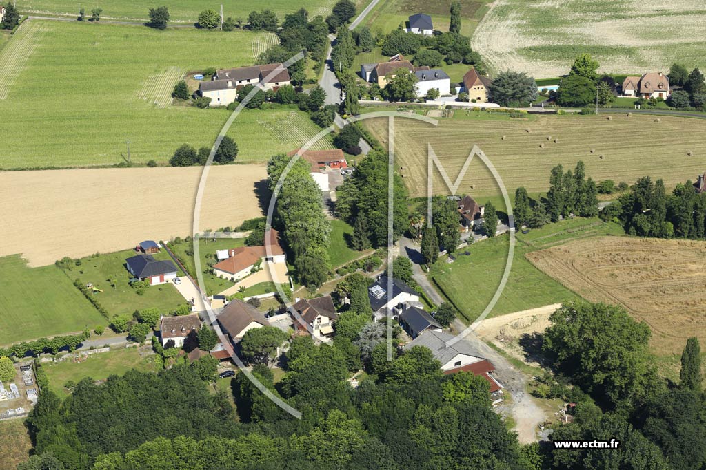 Photo arienne de Ges-d'Arzacq