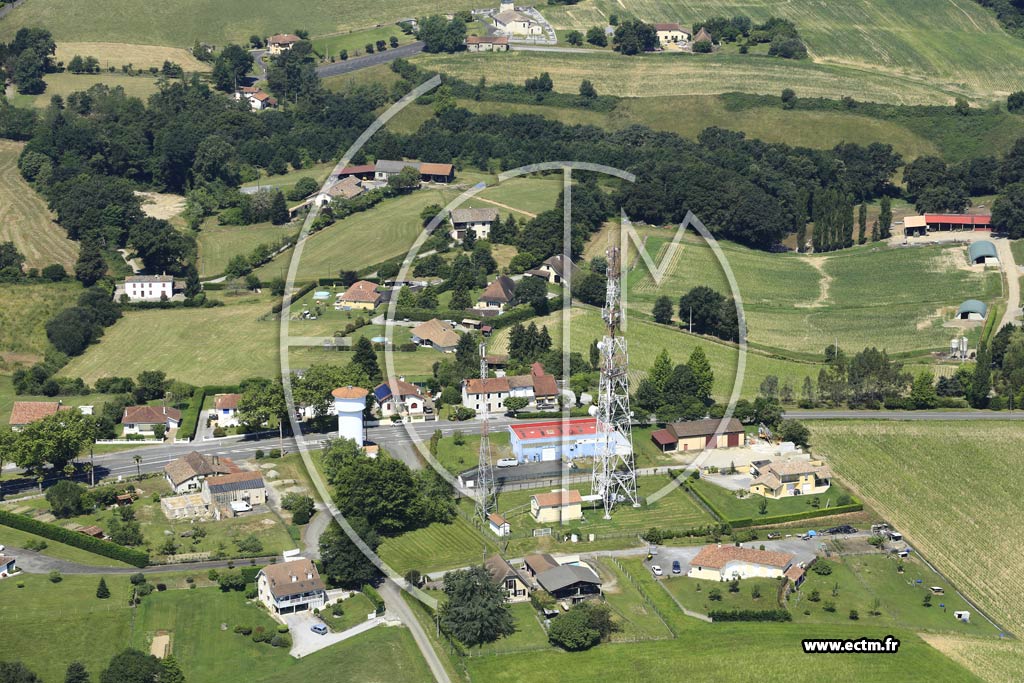 Photo arienne de Saint-Bos
