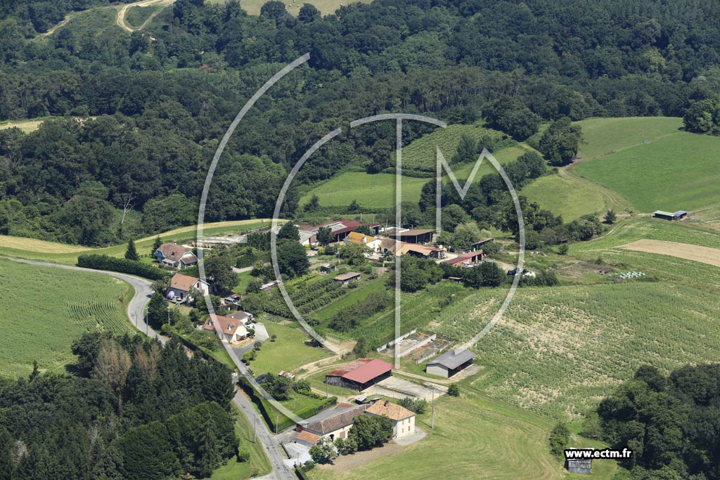 Photo arienne de Saint-Bos