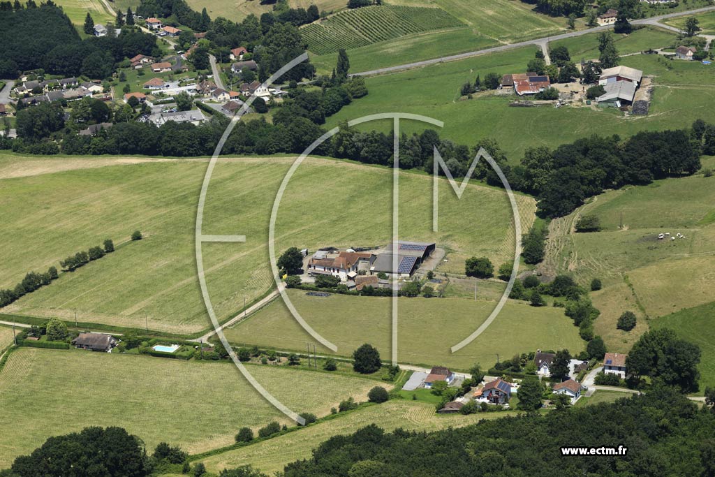 Photo arienne de Salies-de-Barn (Beigbeder)