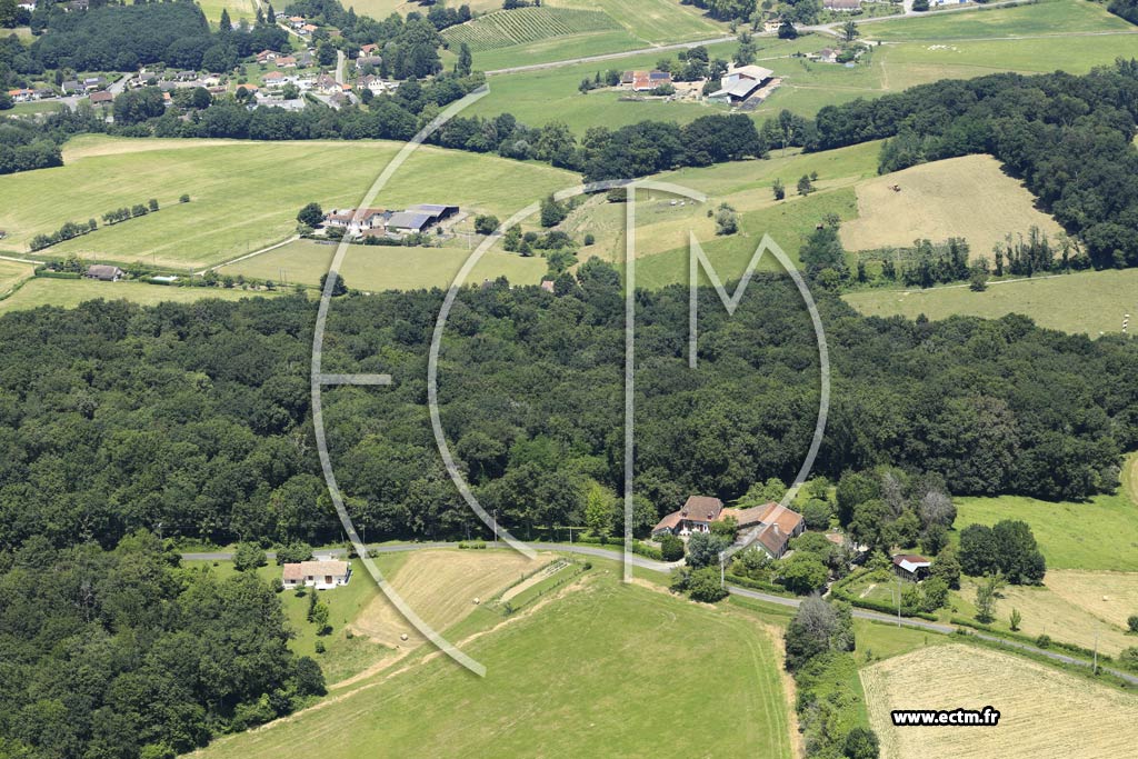 Photo arienne de Salies-de-Barn (Cassamboucy)