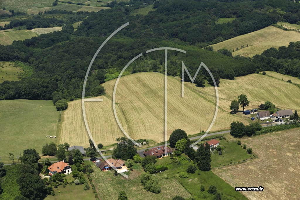 Photo arienne de Salies-de-Barn (Larramounat)