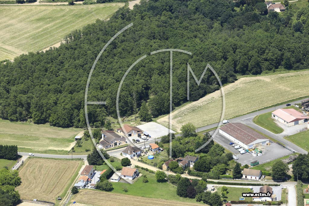Photo arienne de Salies-de-Barn (Latitotte)