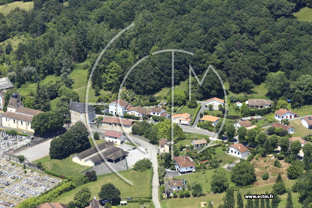 Photo arienne de Salies-de-Barn (Saint-Martin)