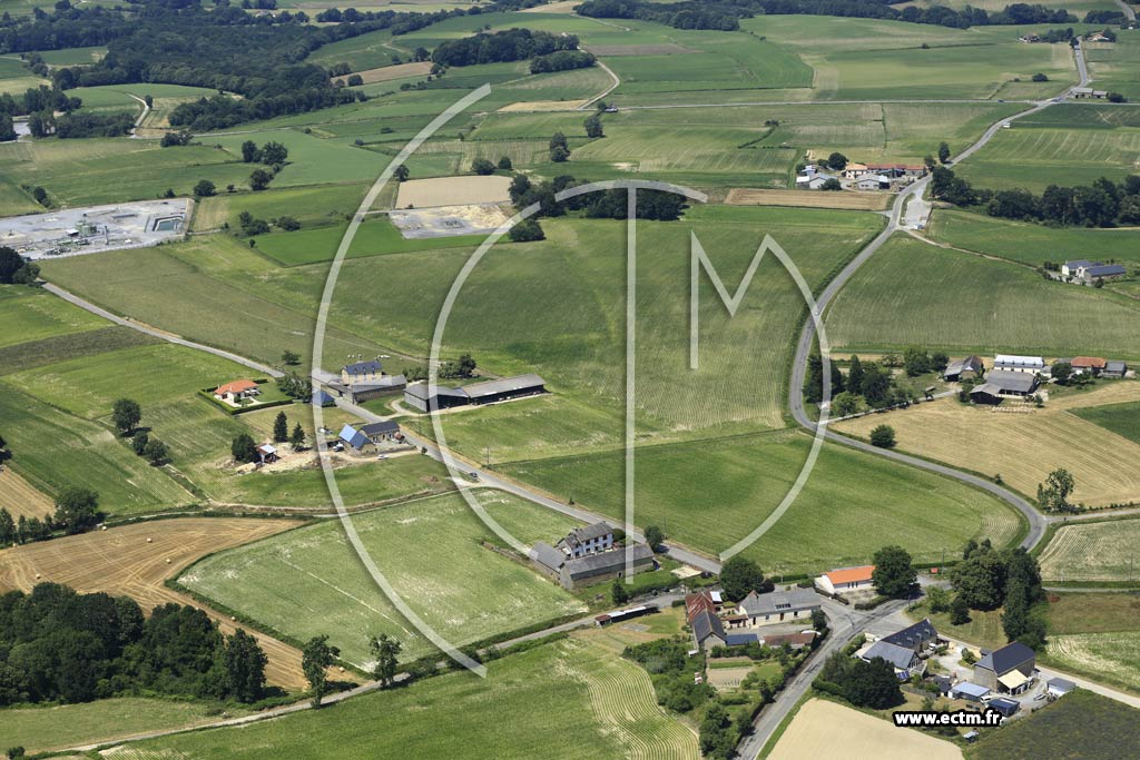 Photo arienne de Villenave-prs-Barn