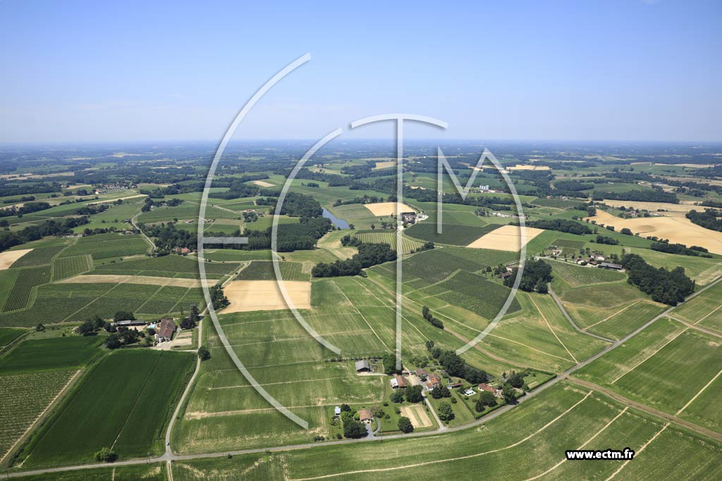 Photo arienne de Bourrouillan (la Verdure)