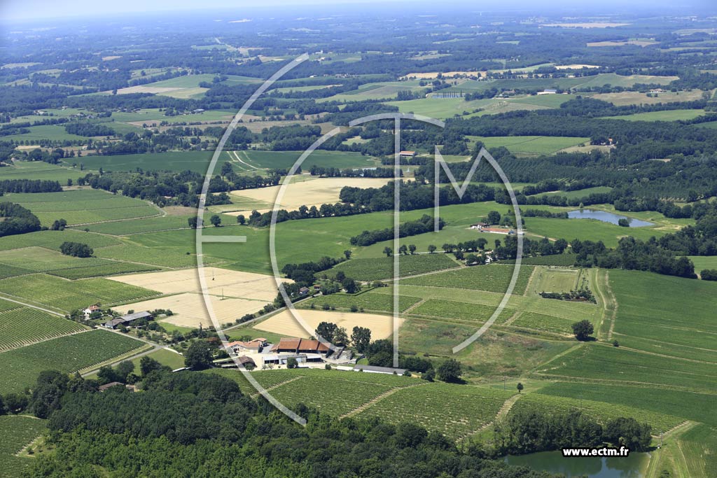 Photo arienne de Campagne-d'Armagnac (Artigau)