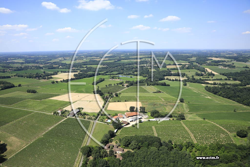 Photo arienne de Campagne-d'Armagnac (Artigau)