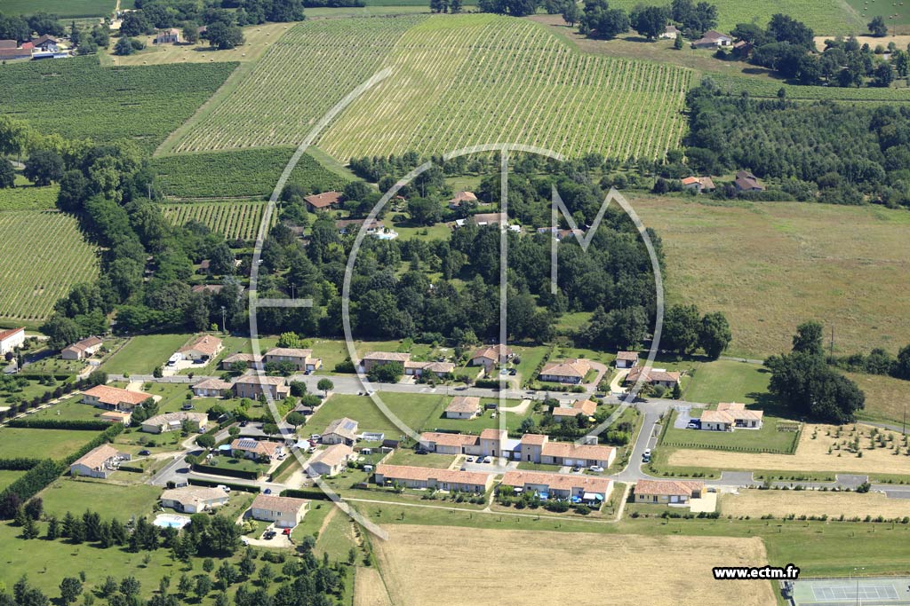 Photo arienne de Castelnau-d'Auzan-Labarrre