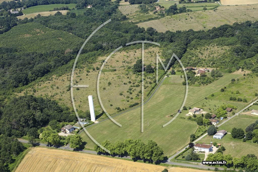 Photo arienne de Castelnau-d'Auzan-Labarrre (Caussoges)