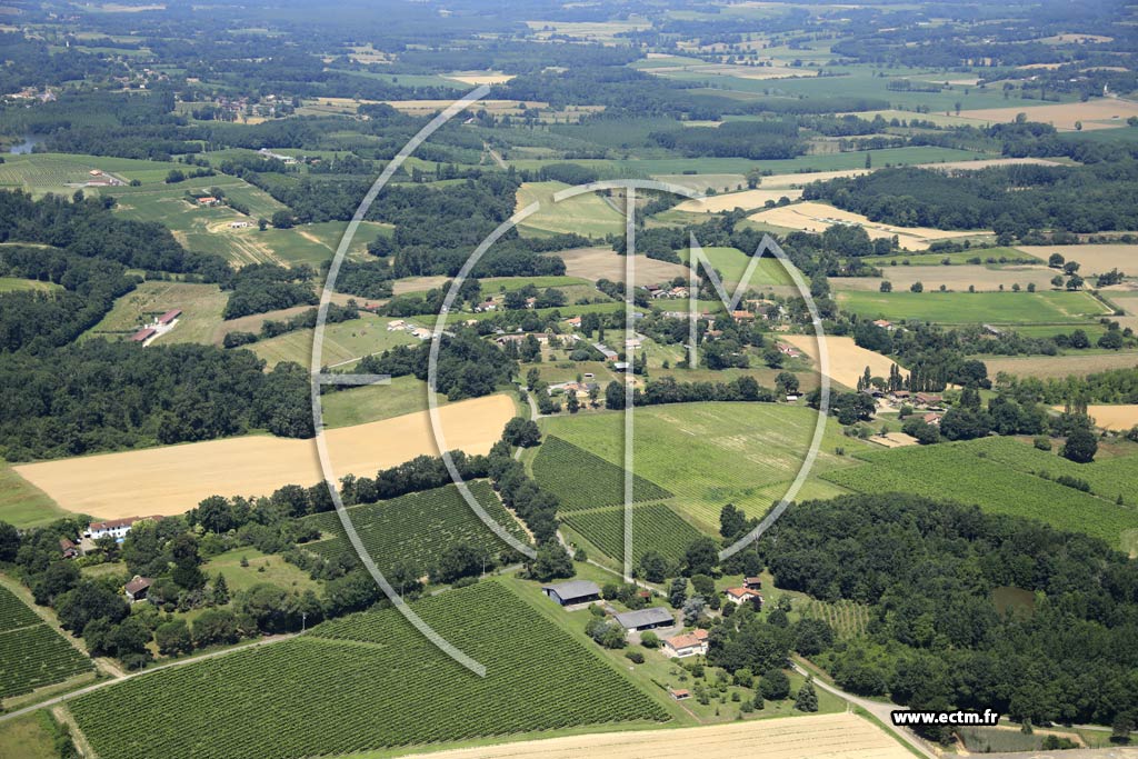 Photo arienne de Caupenne-d'Armagnac (Cantiran)