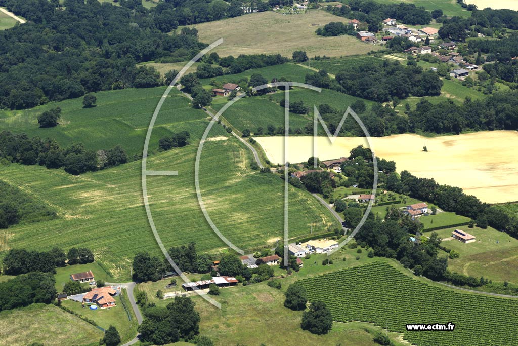 Photo arienne de Caupenne-d'Armagnac (Jouanelle)