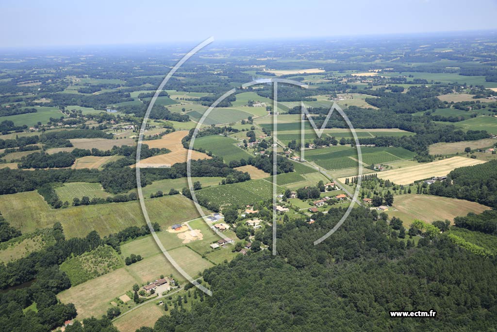 Photo arienne de Caupenne-d'Armagnac (Perruqui)
