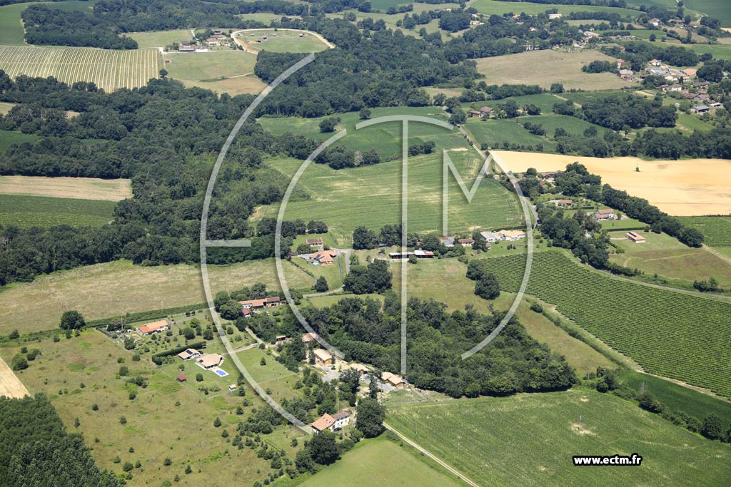 Photo arienne de Caupenne-d'Armagnac (Sourdois)