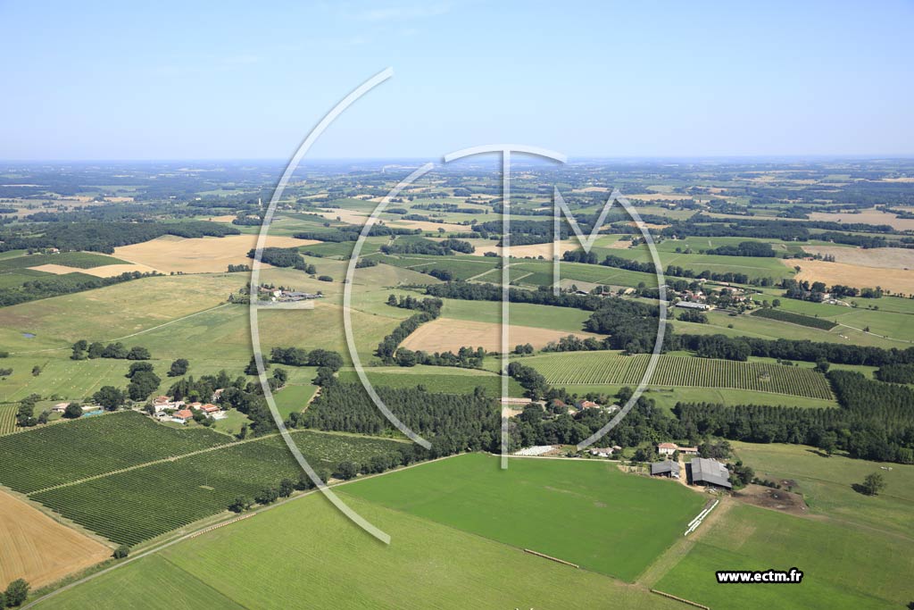 Photo arienne de Courrensan (le Maest)
