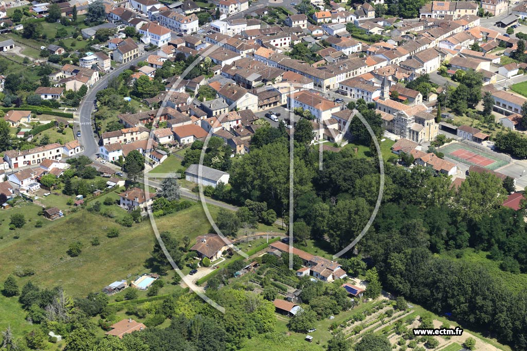 Photo arienne de Gabarret