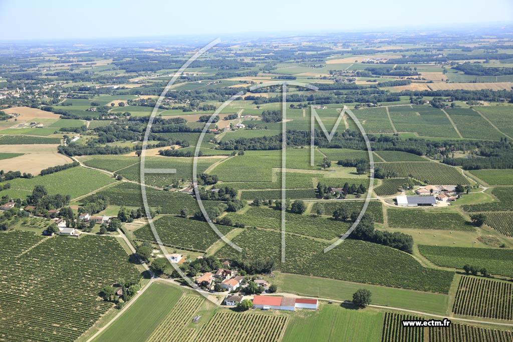 Photo arienne de Gondrin (Pauillac)