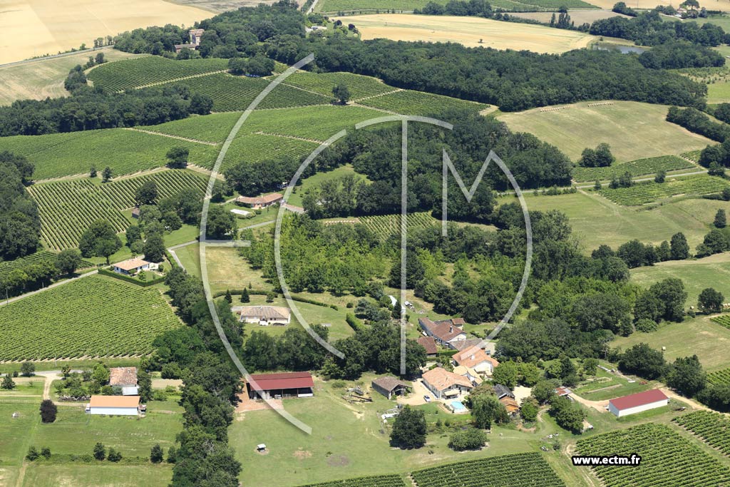Photo arienne de Lagraulet-du-Gers (Brane)