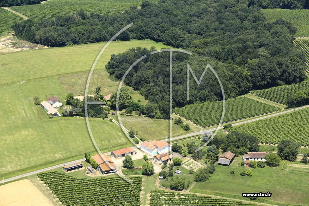 Photo arienne de Lagraulet-du-Gers (Brane)